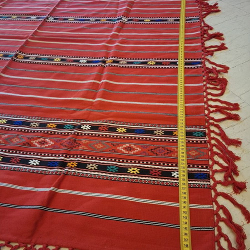 Vintage set of 8 traditional woven linens Arta Brașov