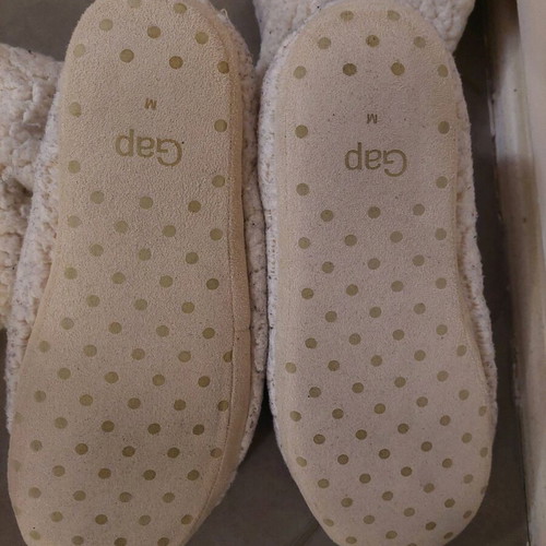 Gap slipper boots used, white, size 39