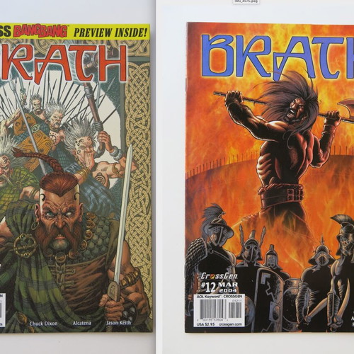 Brath complete set used, Crossgen Comics in English
