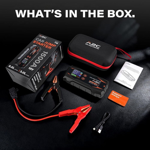 Powerful Car Jump Starter and Power Bank 16800mAh new