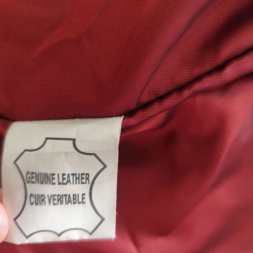 Arma women's leather jacket burgundy like new, size S