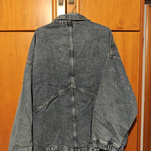 Oversize denim jacket new, dark blue, size M/L, Trendyol