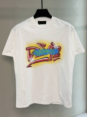 Dsquared2 t-shirt L/XL, white, unisex oversize