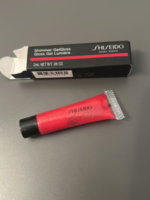 Shiseido Gloss Shimmer Gel Gloss 2 ml 07 Shin-Ku Red new