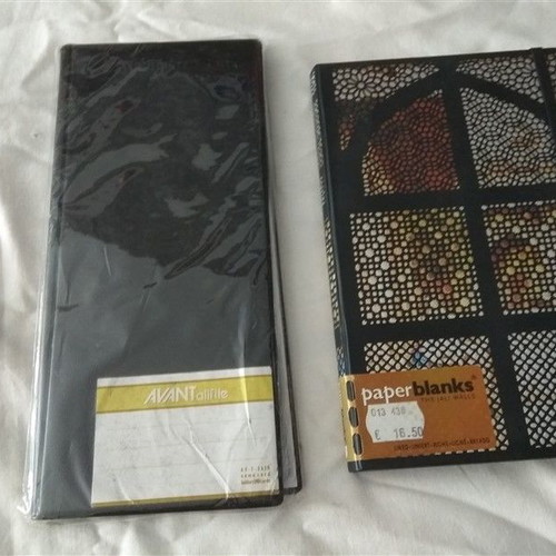 Paperblanks notebook new with 240-card holder