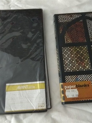 Paperblanks notebook new with 240-card holder