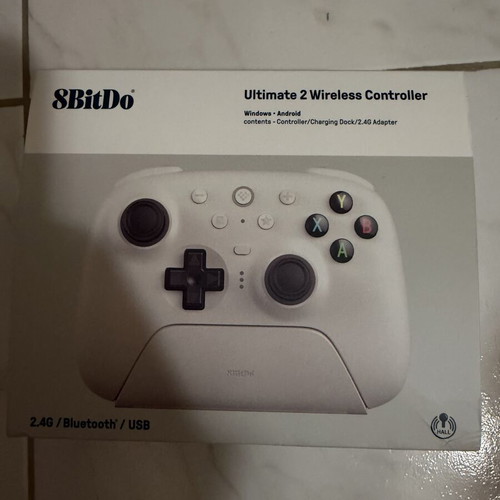 8Bitdo Ultimate 2 Wireless Gamepad for Android PC white new