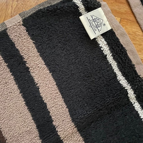 Set of 6 new cotton towels, 32 x 50 cm