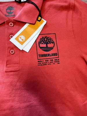Timberland polo T-shirt for 16 years old brand new, orange