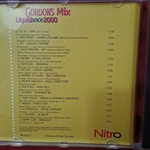 Liquidance 2000 CD like new, pop