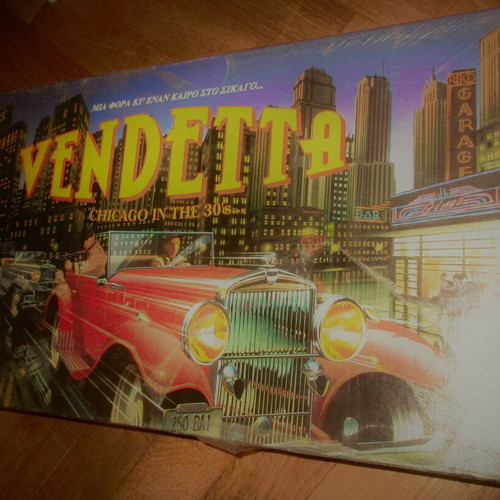 Vendetta board game new from El Greco 80s