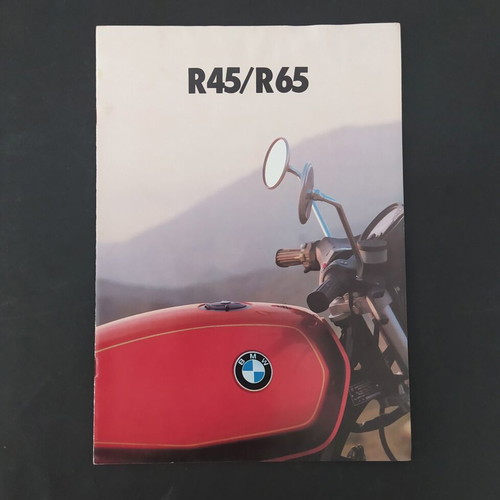 BMW R45/R65 1979 motorcycle advertising brochure used