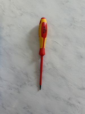 Knipex 1000V Κατσαβίδι επίπεδης κεφαλής μέγεθος 15x100mm Καινούργιο