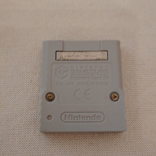 Nintendo GameCube Memory Card used, made in Japan