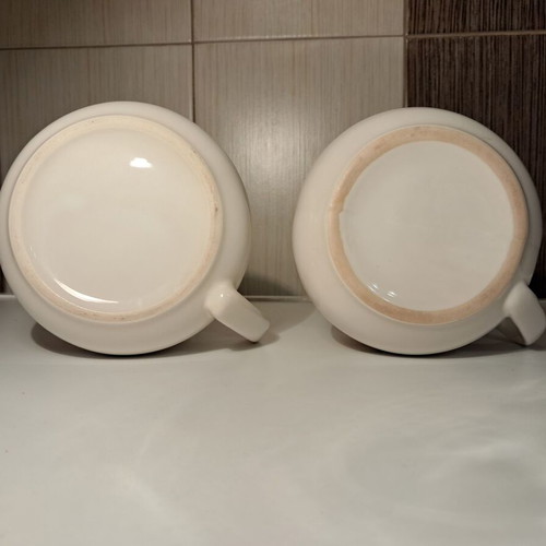 Knorr collectible set of 2 ceramic soup mugs new