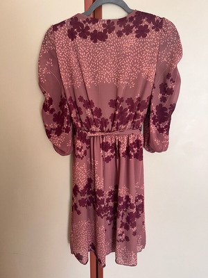 Floral midi dress like new, one size, pink