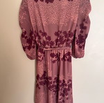 Floral midi dress like new, one size, pink
