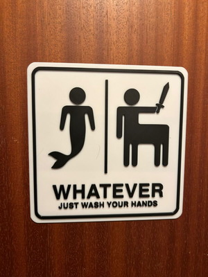 3D Print Toilet Sign new