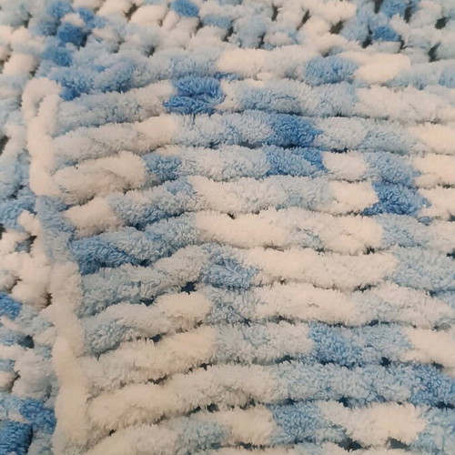 Baby handmade knitted blanket like new