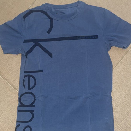 Calvin Klein T-shirt, blue, size S