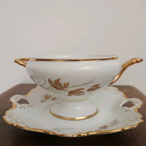 Kaiser 1958 porcelain cup vintage used collectible piece