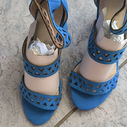 Envie Shoes blue high heel pumps, size 37