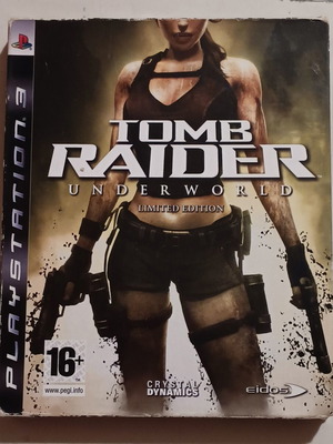 Tomb Raider Underworld PS3 game limited edition like new