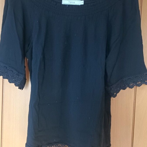Fransa Smile Blouse black, like new, size S