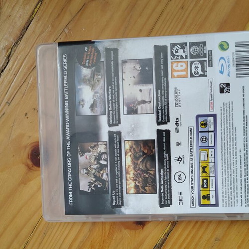 Battlefield Bad Company 2 PS3 game used, complete with manual
