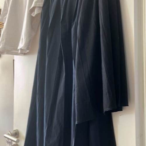 Zara skirt no S with blue and black colors, new, blouse included