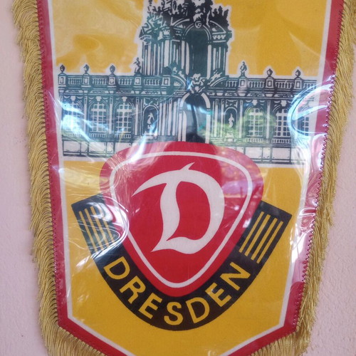 Dynamo Dresden collectible double-sided banner like new