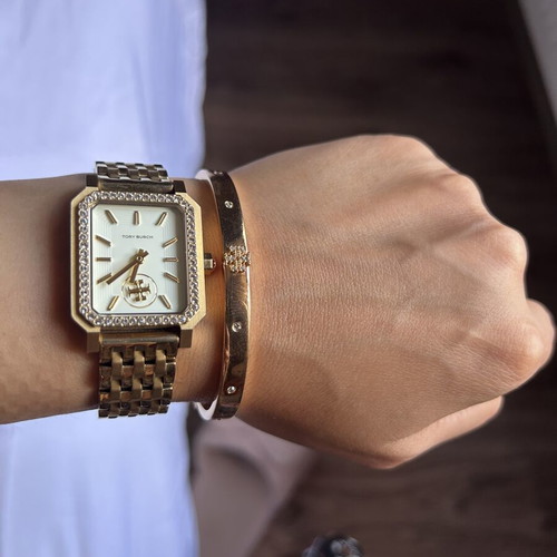 Tory Burch Robinson TBW1513 women's watch like new, gold