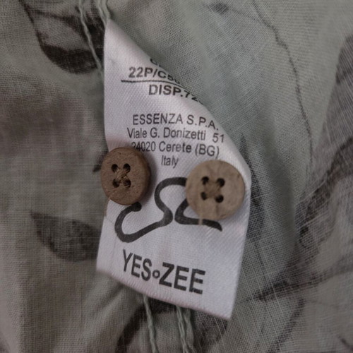 Yes Zee summer men's shirt L, like new, light green