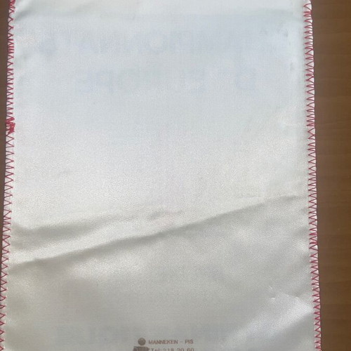 Gymnastics sports banner used, 1980s rare