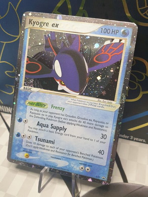 Κάρτα Kyogre Ex Pokemon vintage μεταχειρισμένη από 2006
