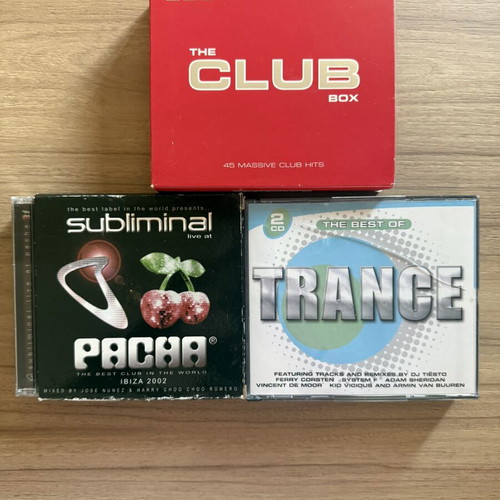 Classic Club and Trance CD Collection like new, Ibiza vibes