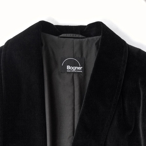 Bogner Black Velvet Jacket used, size S/M, oversized fit
