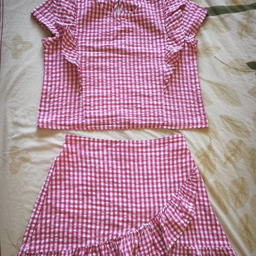 United Colors of Benetton children's set, white and pink, size 2XL