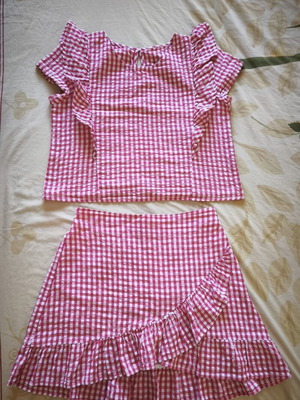 United Colors of Benetton children's set, white and pink, size 2XL