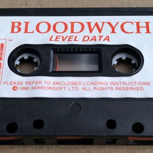 Bloodwych (Image Works) ZX Spectrum cassette used