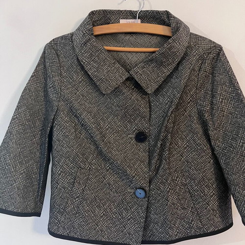 Laurèl vintage women's jacket with geometric pattern
