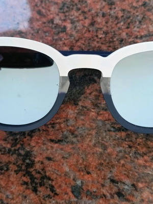 Luk sunglasses used mirror lenses white and blue