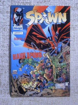 Spawn #4 Modern Times Σπούουν καινούργιο από στοκ βιβλιοπωλείου