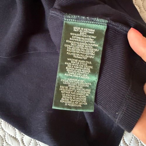 Ralph Lauren blue blouse size Medium like new