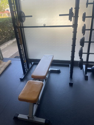 Gym Multi-Station with Adjustable Bench used