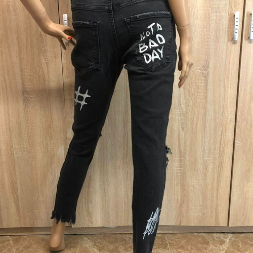 Παντελόνι Bershka Skinny σαν καινούργιο, μέγεθος S/M, μαύρο