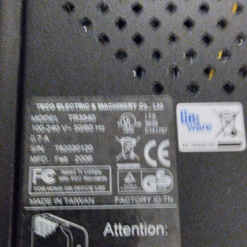 Mini PC Teco TR3540 used with VIA C3 1.0Ghz processor and 256MB compact flash