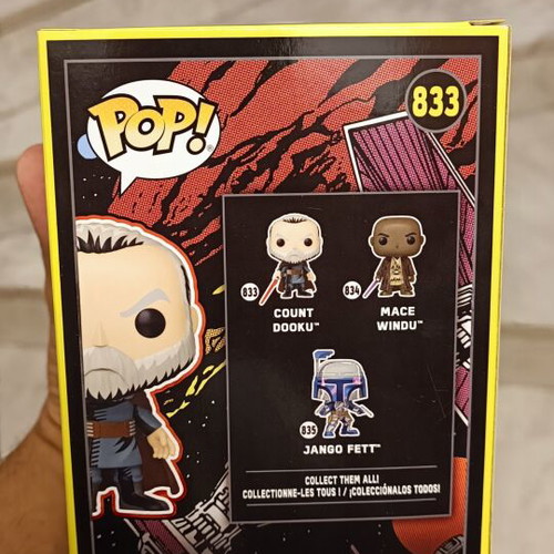 Funko Pop! Star Wars Count Dooku Retro Series #833 new
