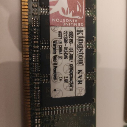 Ram KVR400 1GB used, pack of 4