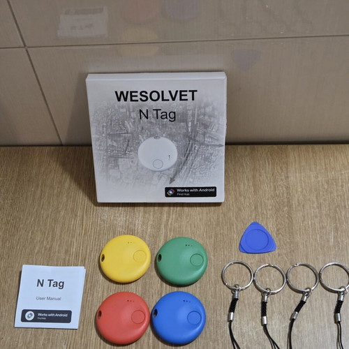 Wesolvet N Tag smart tracker set of 4 for Android, new